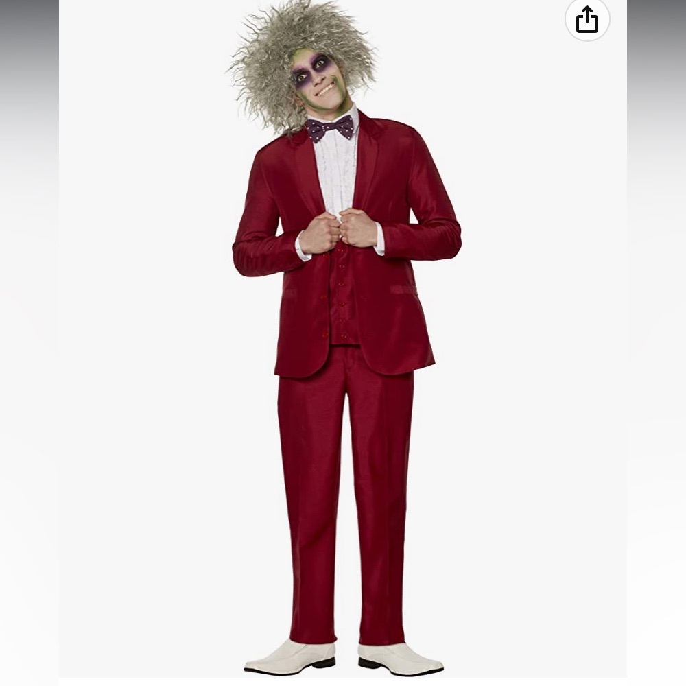 Beetlejuice wedding suit size L with wig